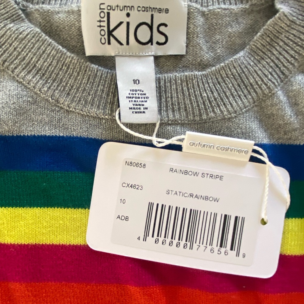 Autumn Cashmere Kids Rainbow Sweater - Picture 3 of 4